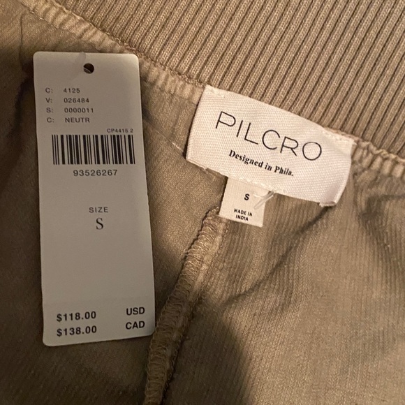 Anthropologie Brown Pleated Mini Skirt - Picture 4 of 5